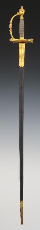Photo 2 : SWORD OF THE SECOND COMPANY OF THE KING'S MILITARY HOUSE MOUSQUETAIRES (Black Musketeers), model 1814, Restoration period. 30044