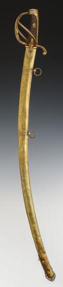 Photo 2 : LIGHT CAVALRY OR ARTILLERY OFFICER'S SABRE, First Empire. 32695