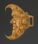 Photo 2 : CROISSANT DE SOUS-GORGE D'OFFICIER DE CAVALERIE, Ancienne Monarchie. 33669