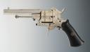 Photo 3 : REVOLVER À BROCHE, vers 1860, Second Empire - Troisième République. 29539R