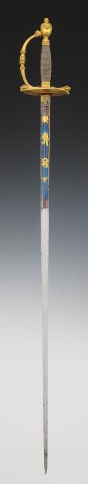 Photo 4 : SWORD OF THE SECOND COMPANY OF THE KING'S MILITARY HOUSE MOUSQUETAIRES (Black Musketeers), model 1814, Restoration period. 30044