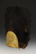 Photo 4 : BONNET À POILS DE FUSILIERS D'INFANTERIE DE LA GARDE ROYALE, modèle 1816, Restauration. 27645