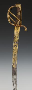 Photo 4 : LIGHT CAVALRY OR ARTILLERY OFFICER'S SABRE, First Empire. 32695