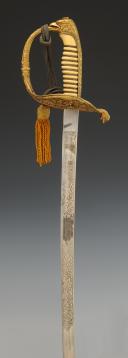 Photo 4 : SABRE D'OFFICIER DE LA MARINE ROUMAINE, Début XXème siècle. 32663