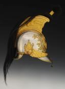 Photo 5 : CASQUE DE MOUSQUETAIRE GRIS (1ère compagnie) DE LA MAISON MILITAIRE DU ROI, modèle 1814, Restauration. 29263
