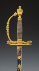 Photo 6 : SWORD OF THE SECOND COMPANY OF THE KING'S MILITARY HOUSE MOUSQUETAIRES (Black Musketeers), model 1814, Restoration period. 30044