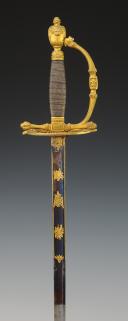 Photo 9 : SWORD OF THE SECOND COMPANY OF THE KING'S MILITARY HOUSE MOUSQUETAIRES (Black Musketeers), model 1814, Restoration period. 30044