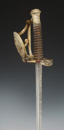Photo 11 : MUSKETEER SWORD FROM THE KING'S MILITARY HOUSE, 2nd COMPANY, Black Musketeers, model 1814, Restoration. 30050