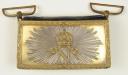 Photo 1 : Coffret de giberne pour la grande tenue d’officier supérieur des Guides de la Garde Impériale, modèle 1854, Second Empire.