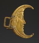 CROISSANT DE SOUS-GORGE D'OFFICIER DE CAVALERIE, Consulat - Premier Empire. 33667