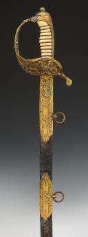 SABRE D'OFFICIER DE LA MARINE DE L'EMPIRE OTTOMAN, Seconde moitié du XIXème siècle. 32665