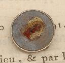 Photo 2 : UNIFORM BUTTON OF A COMMISSARY OF WAR, model 1804, First Empire. 26564