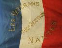 Photo 2 : DRAPEAU DE LA 795e SECTION DES VÉTÉRANS DES ARMÉES DE TERRE & DE MER DE LA GUERRE FRANCO-PRUSSIENNE 1870-1871.