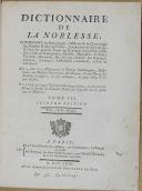 Photo 3 : SAINT-ALLAIS - Dictionnaire de la Noblesse - seconde édition - 2 volumes - 1816