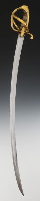 Photo 3 : LIGHT CAVALRY OFFICER'S SABER, Restoration period. 32694