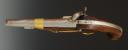 Photo 4 : PISTOLET DE CAVALERIE, modèle 1822 T BIS, Second Empire. 32556
