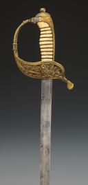 Photo 4 : SABRE D'OFFICIER DE LA MARINE DE L'EMPIRE OTTOMAN, Seconde moitié du XIXème siècle. 32665