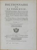 Photo 5 : SAINT-ALLAIS - " Dictionnaire de la Noblesse " - seconde édition - 2 volume - Paris - 1816