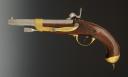 Photo 5 : PISTOLET DE CAVALERIE, modèle 1822 T BIS, Second Empire. 32556