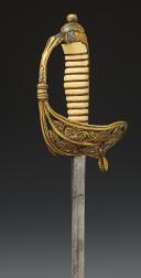 Photo 6 : SABRE D'OFFICIER DE LA MARINE DE L'EMPIRE OTTOMAN, Seconde moitié du XIXème siècle. 32665