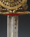 Photo 8 : MUSKETEER SWORD FROM THE KING'S MILITARY HOUSE, 2nd COMPANY, Black Musketeers, model 1814, Restoration. 30050