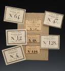 LOT DE HUIT BONS DE TIRAGE AU SORT ET RECRUTEMENT, Restauration à Second Empire. 18906-22