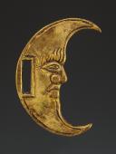 CROISSANT DE SOUS-GORGE D'OFFICIER DE CAVALERIE, Ancienne Monarchie. 33663