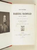Photo 1 : MACDONALD. Souvenir du Maréchal Macdonald, duc de Tarente.  