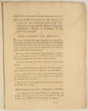 Photo 2 : ORDONNANCE DU ROY, portant règlement pour l'habillement de l'Infanterie françoise. Du 19 janvier 1747. 6 pages