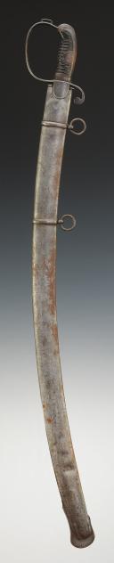 Photo 2 : SABER LIGHT CAVALRY TROOP, “Pipe-back” light cavalry sword c. 1800-1821, model 1796, early 19th century. 22049