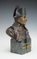 Photo 2 : RAPHAËL NANNINI : BUSTE DE NAPOLÉON Ier en bronze patiné, XXème siècle. 29936