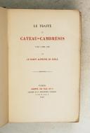 Photo 3 : RUBLE. (Baron de). Le traité de Cateau-Cambrésis.