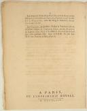 Photo 3 : ORDONNANCE DU ROY, portant règlement pour l'habillement de l'Infanterie françoise. Du 19 janvier 1747. 6 pages