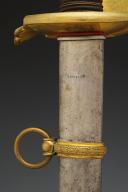 Photo 3 : OFFICER'S SABER FROM THE 2nd CUIRASSIER REGIMENT KNOWN AS "CUIRASSIERS OF THE DAUPHIN", Restoration period. 32707