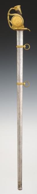 Photo 4 : OFFICER'S SABER FROM THE 2nd CUIRASSIER REGIMENT KNOWN AS "CUIRASSIERS OF THE DAUPHIN", Restoration period. 32707