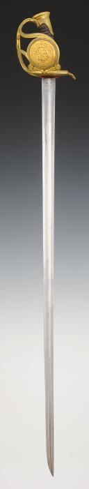 Photo 5 : OFFICER'S SABER FROM THE 2nd CUIRASSIER REGIMENT KNOWN AS "CUIRASSIERS OF THE DAUPHIN", Restoration period. 32707