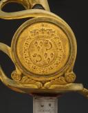 Photo 7 : OFFICER'S SABER FROM THE 2nd CUIRASSIER REGIMENT KNOWN AS "CUIRASSIERS OF THE DAUPHIN", Restoration period. 32707
