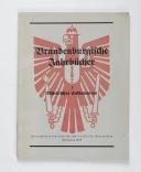 Photo 1 : Brandenburgische Jahrbücher