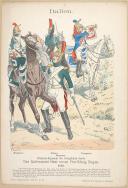 Photo 1 : R. KNÔTEL -  " Italien - Dragoner. Das Italienische Heer untel Vicekönig Eugen 1812 " - Gravure - n° 18