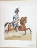 1817. Garde Royale. Grenadiers à Cheval (2e Régiment). Maréchal des Logis.