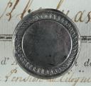 Photo 1 : BOUTON DU RÉGIMENT PROVINCIAL CORSE, MODÈLE 1777, ANCIENNE MONARCHIE.