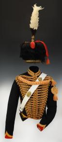 Photo 1 : TROOP UNIFORM OF THE REGIMENT OF GUIDES OF THE IMPERIAL GUARD, model 1857, Second Empire. 27083