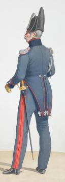 Photo 2 : 1824. Garde Royale. Train d'Artillerie. Soldat, Major.