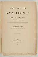 Photo 2 : MAZE-SENCIER. Les Fournisseurs de Napoléon 1er et des impératrices.