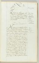 Photo 3 : MANUSCRIT. Pièces justificatives. mémoires sur la Charge & l'État-Major général de la cavalerie, vers 1750.