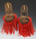 Photo 3 : PAIR OF FIREFIGHTERS' EPAULETS OF THE CITY OF PARIS, July Monarchy - Second Empire. 25356