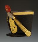 Photo 3 : SHAKO D'OFFICIER DU 18ème RÉGIMENT D'INFANTERIE LÉGÈRE, modèle 1821, Restauration. 33453