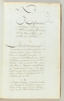 Photo 4 : MANUSCRIT. Pièces justificatives. mémoires sur la Charge & l'État-Major général de la cavalerie, vers 1750.