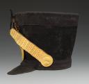 Photo 4 : Officer's subaltern grenadier shako of the 120th Line Infantry Regiment, model 1812, First Empire. 32607-1