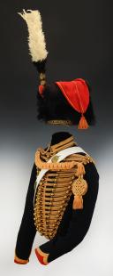 Photo 5 : TROOP UNIFORM OF THE REGIMENT OF GUIDES OF THE IMPERIAL GUARD, model 1857, Second Empire. 27083